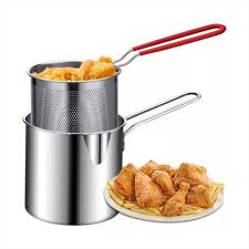 Miniatura 2 de Olla Freidora De Acero Inoxidable+Cest..